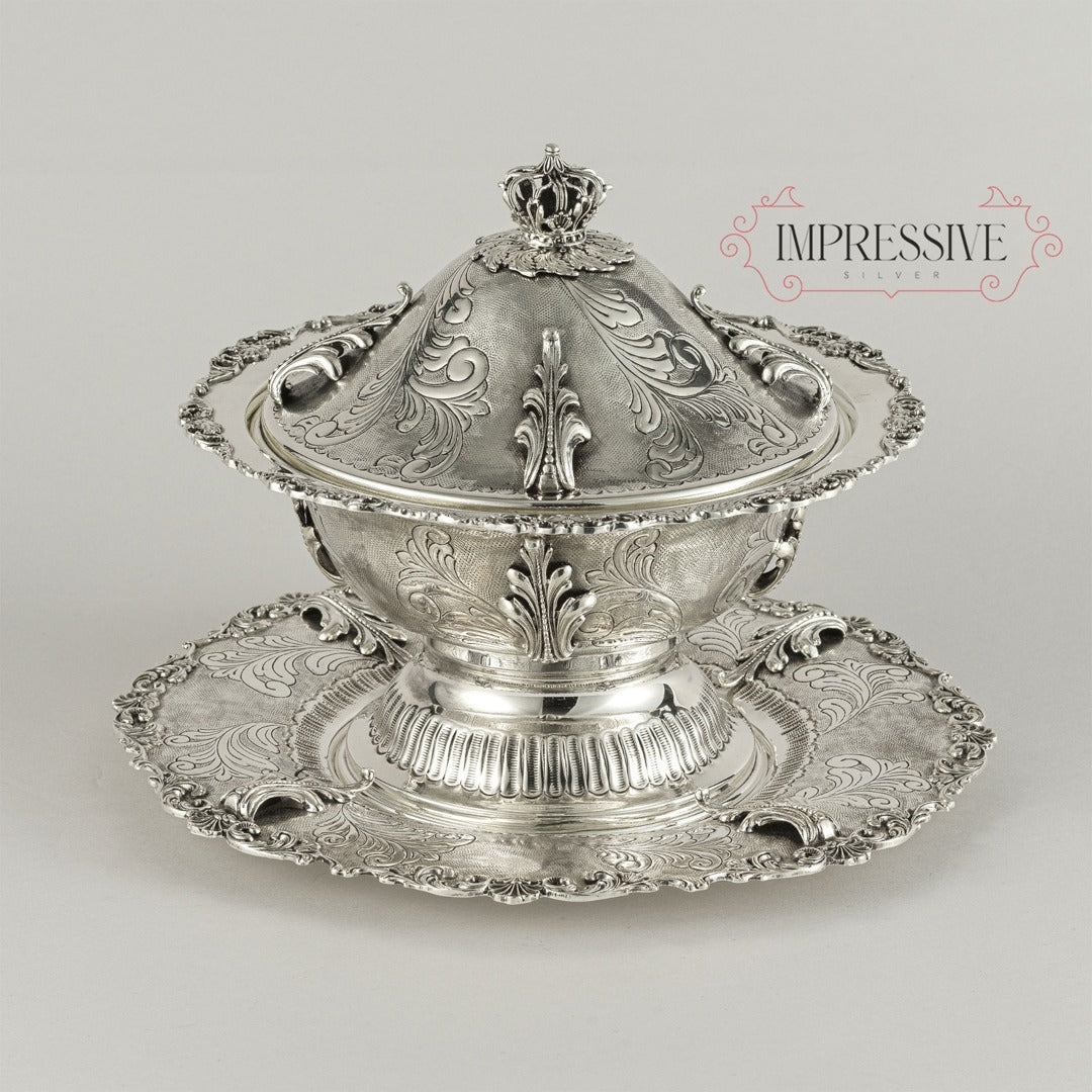 Soup Bowl With A Tray