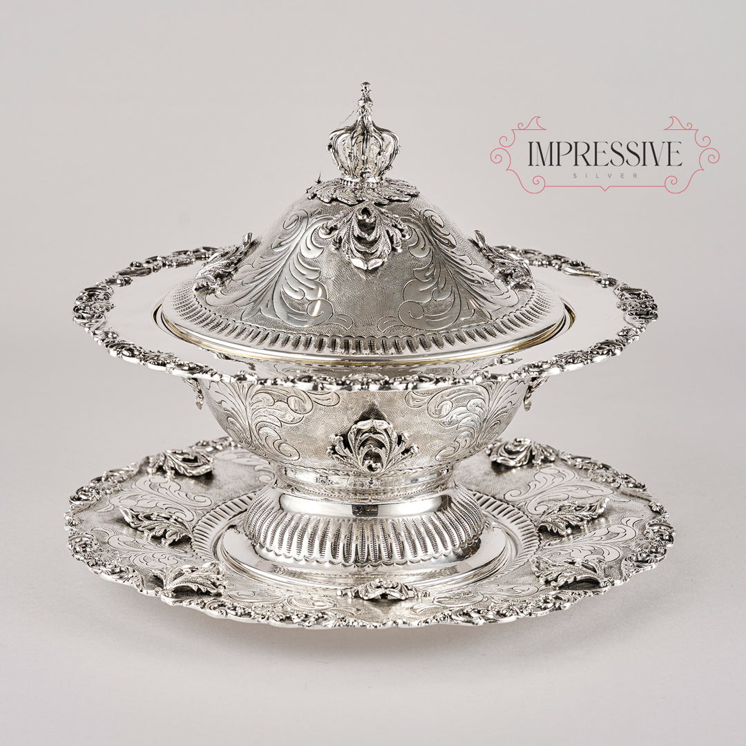 Soup Bowl With A Tray