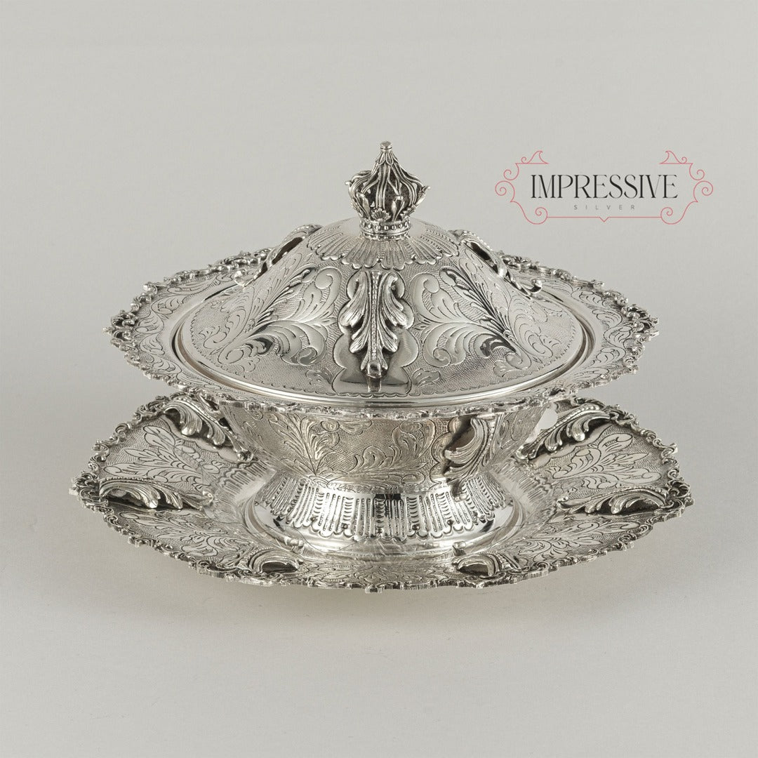 Soup Bowl With A Tray