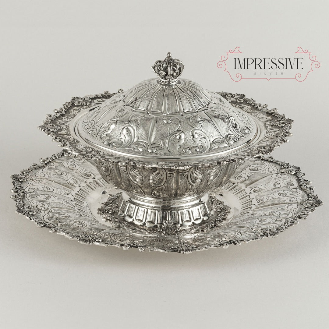 Soup Bowl With A Tray Large