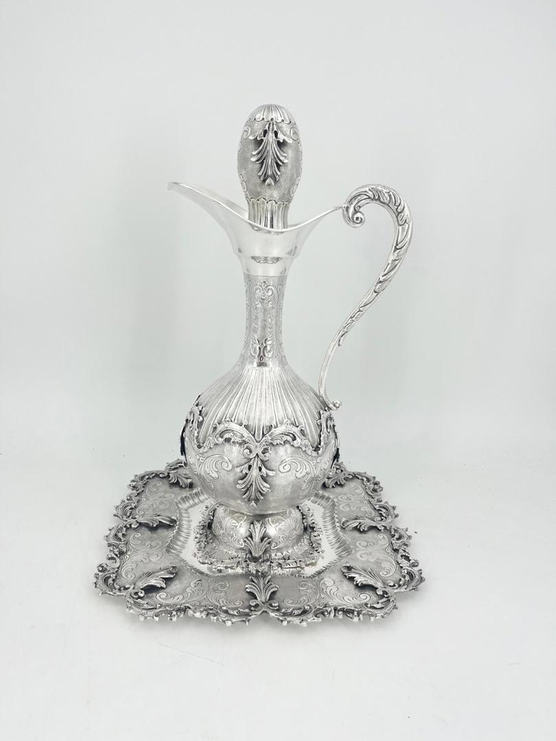 Wine Bottle With Tray