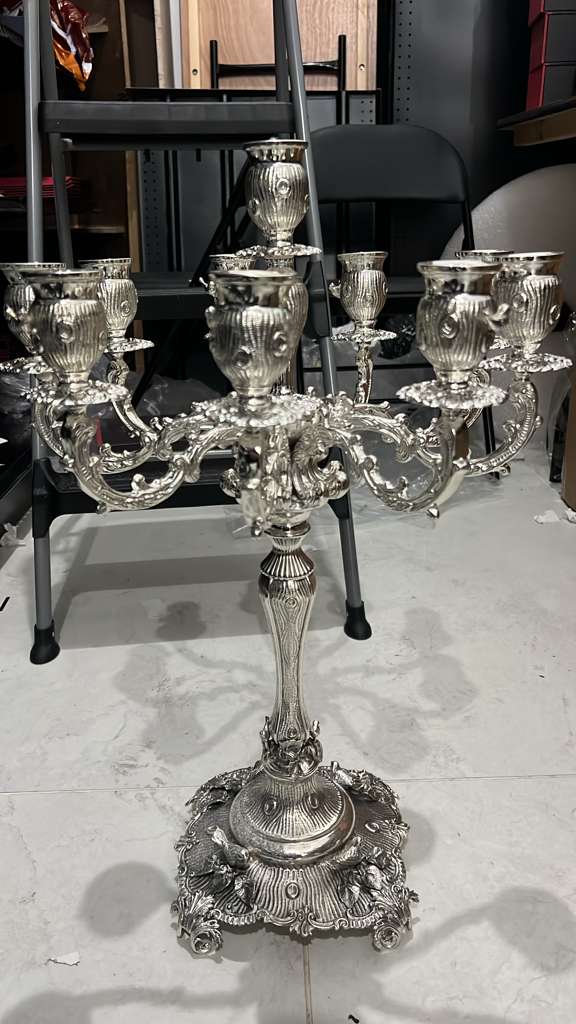 Candelabra 10 Branch Birds with tray