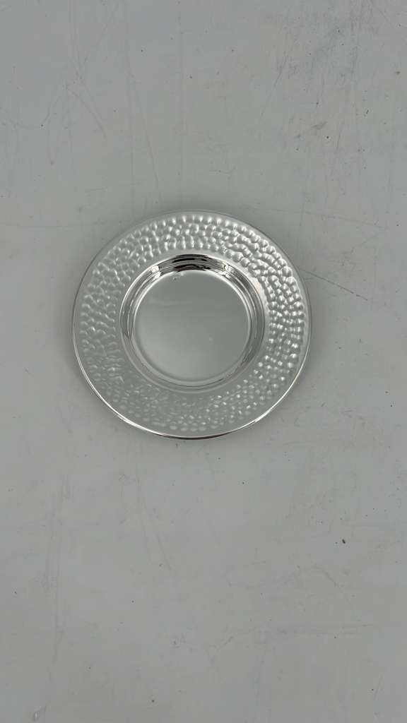 TRAY FOR CUP HAMMERED