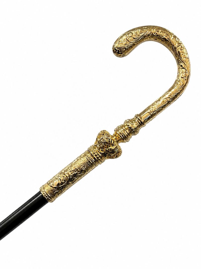 Cane With Gold Crown