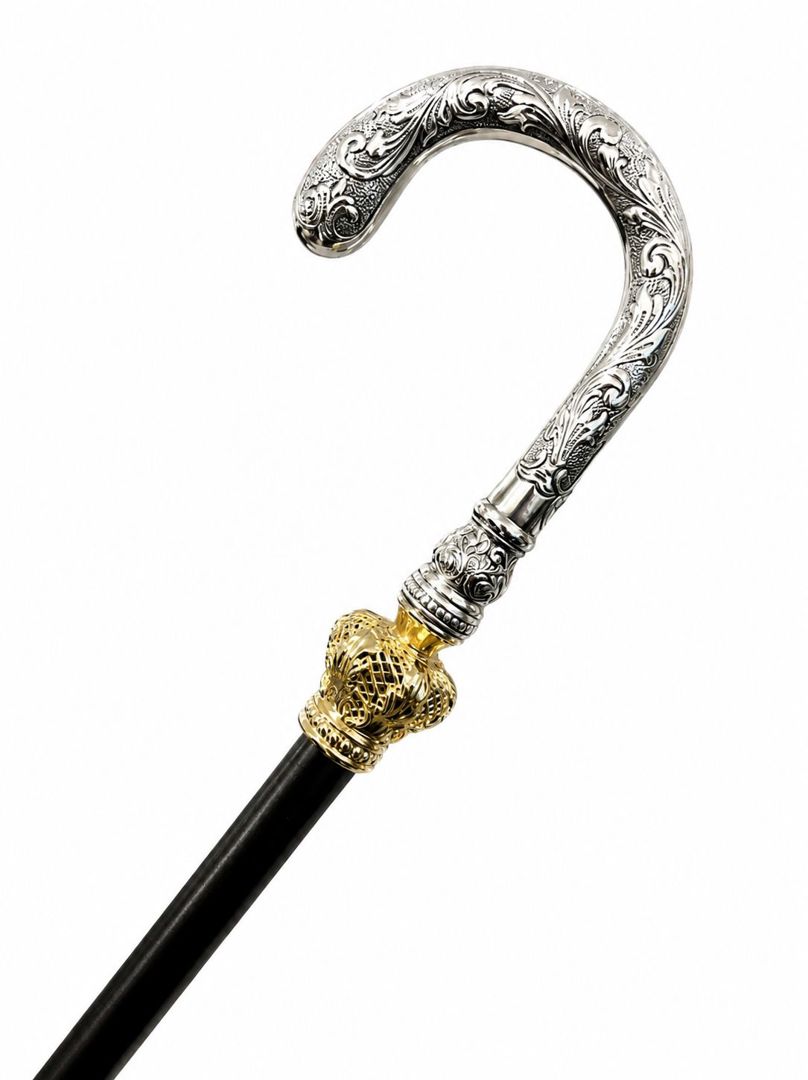 Cane With Gold Crown