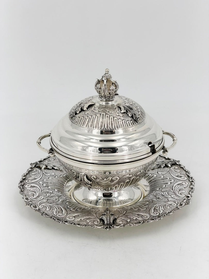 Honey Dish With Tray Large